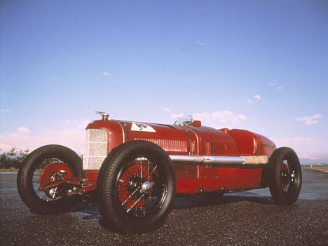 Alfa Romeo G.P. P2 fra 1924 vandt historiens første verdensmesterskab for biler.